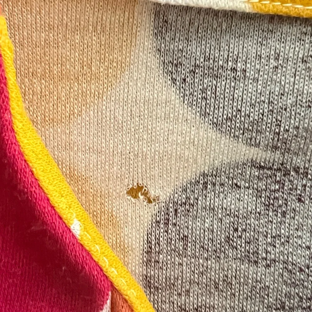 Alice + Olivia Large Hippie Mod Knit Dress Pop Art Hip Long Sleeve Retro Circles - Picture 9 of 9